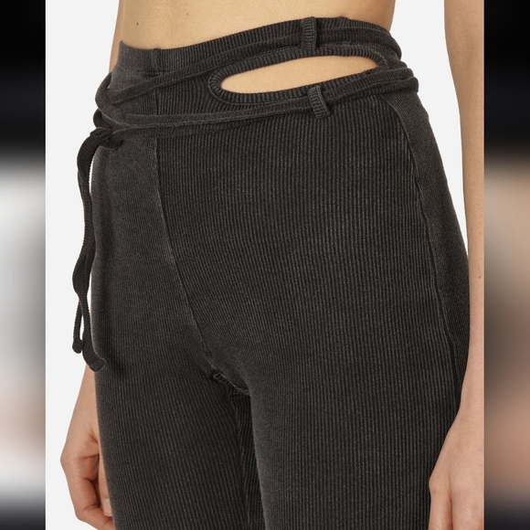 ssense OTTOLINGER Rib Lounge Pants Black Wash Large - Picture 8 of 16